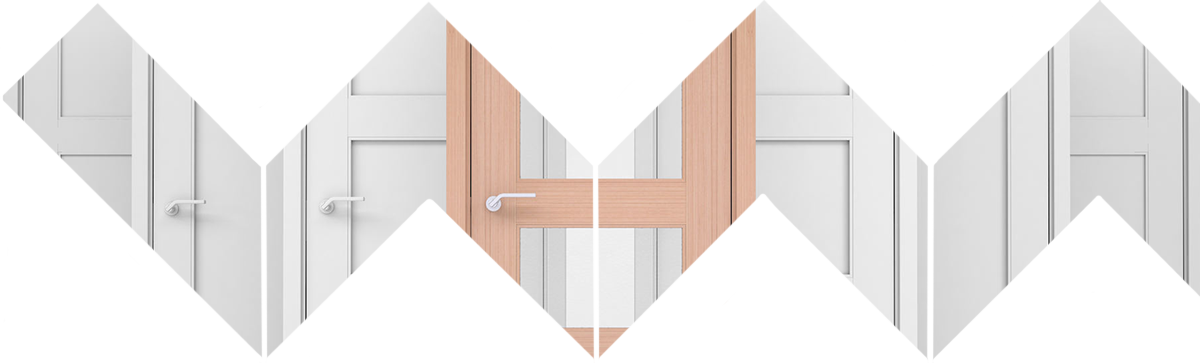 Semi-solid doors